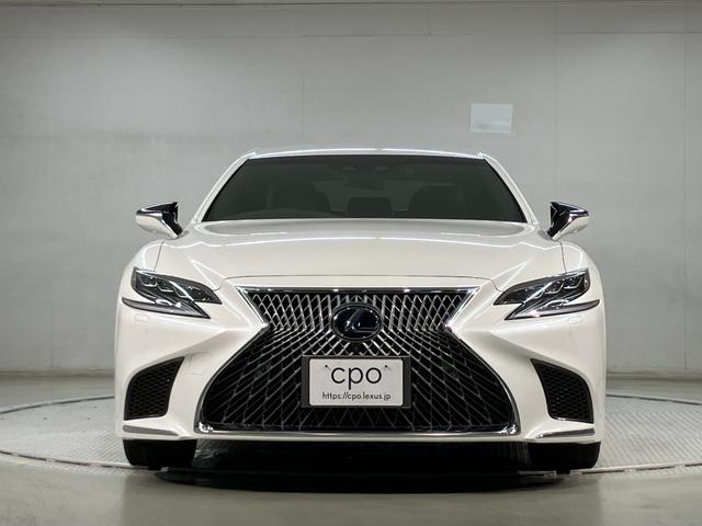 ＬＳ ＬＳ５００ｈ　バージョンＬ　セミアニリン本革シート　ブラインドスポットモニター　パノラミックビューモニター　ヘッドアップディスプレイ　マークレビンソンリファレンス３Ｄサラウンドサウンドシステム　ステアリングヒーター（3枚目）