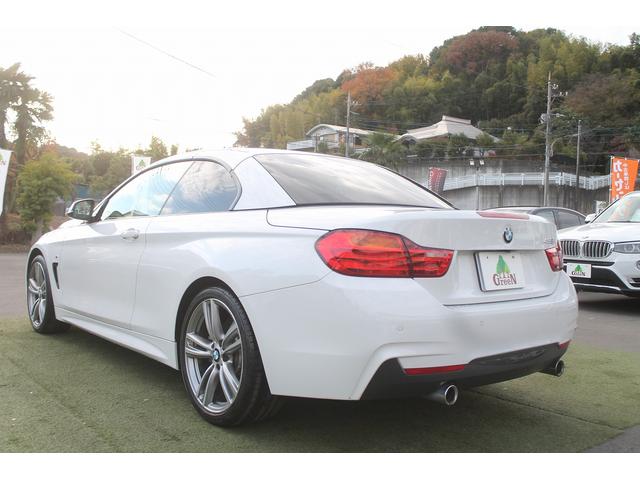 4シリーズ 435iカブリオレ Mスポーツ 走行4.2万キロ 電動フルオープン 黒革スポーツシート ヘッドアップディスプレイ LEDヘッドライト ACC 衝突軽減 純正Mスポーツフルエアロ&19AW パドルシフト 純正HDDナビ 地デジ 禁煙車(19枚目)