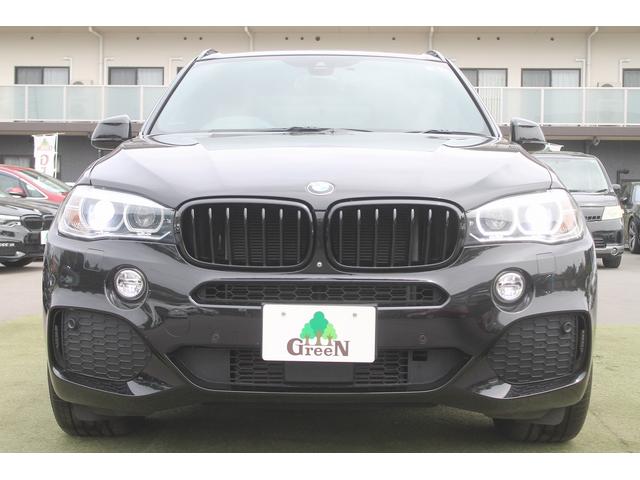 Ｘ５ ｘＤｒｉｖｅ　３５ｄ　Ｍスポーツ　黒本革スポーツシート　ＡＣＣ　インテリジェントセーフティー　純正ＨＤＤナビ地デジ　純正Ｍスポーツフルエアロ　オプション２０ＡＷ　パドルシフト　シートヒーター　前後ドラレコ　ブラックグリル　禁煙車（5枚目）
