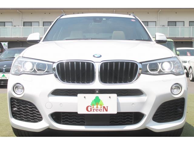 Ｘ３ ｘＤｒｉｖｅ　２０ｄ　Ｍスポーツ　後期　２Ｌディーゼルターボ　アイボリー本革　パノラマサンルーフ　ＡＣＣ　衝突軽減　車線変更警告　純正Ｍスポーツフルエアロ＆１８ＡＷ　パドルシフト　純正ＨＤＤナビ　地デジ　全方カメラ　前後ドラレコ　禁煙（6枚目）