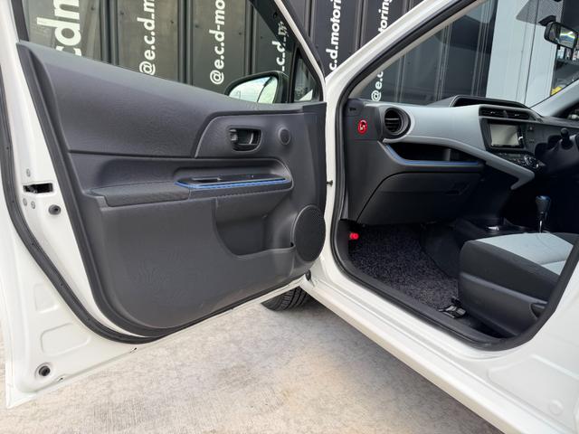 アクア Ｓ　プッシュスタート／スマートキー／７インチナビ／バックカメラ／ＥＴＣ／パールホワイト（37枚目）