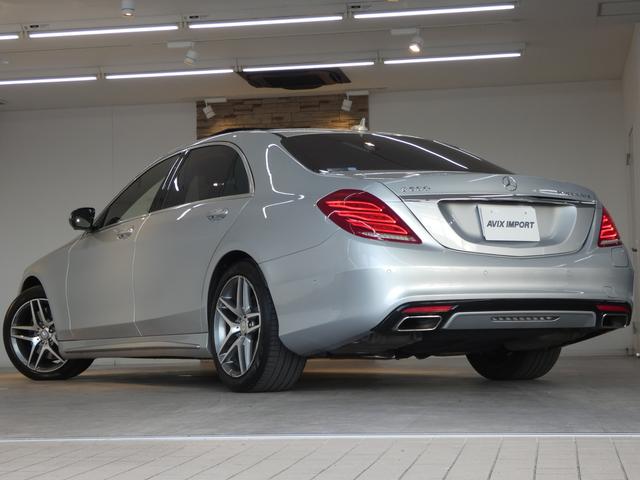 S550プラグインハイブリッドロング AMGライン 希少ショーファーPKG パノラミックスライディングルーフ ブラックレザー レーダーセーフティPKG ヘッドアップディスプレイ 純正HDDナビ 地デジ 360°カメラ 専用19AW 禁煙車(3枚目)
