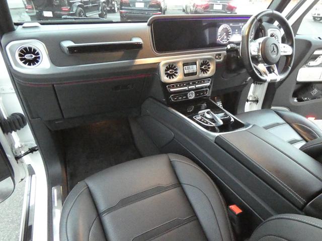 Gクラス G63 ガラスSR 黒ナッパ革 レーダーセーフティーPKG 純正HDDナビ地デジ360°カメラ Burmesterサウンド アダプティブダンピングS 専用AMG20AW 禁煙 正規D車(6枚目)