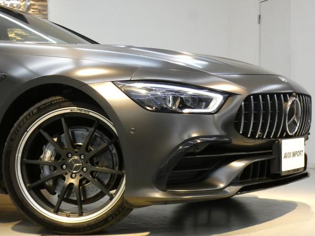 ＧＴ ４ドアクーペ ５３　４マチック＋　ＩＳＧ搭載　ＡＭＧダイナミックＰＫＧ　レーダーセーフティＰＫＧ　ガラスＳＲ　黒／茶コンビナッパ革　ＨＵＤ　純正ＨＤＤナビ地デジ３６０°カメラ　ブルメスターサウンド　ＡＭＧ２１ＡＷ　禁煙　正規Ｄ車（5枚目）