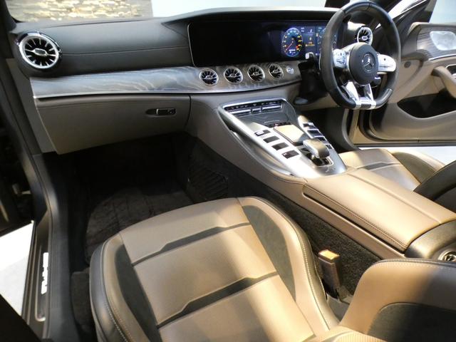 ＧＴ ４ドアクーペ ５３　４マチック＋　ＩＳＧ搭載　ＡＭＧダイナミックＰＫＧ　レーダーセーフティＰＫＧ　ガラスＳＲ　黒／茶コンビナッパ革　ＨＵＤ　純正ＨＤＤナビ地デジ３６０°カメラ　ブルメスターサウンド　ＡＭＧ２１ＡＷ　禁煙　正規Ｄ車（8枚目）