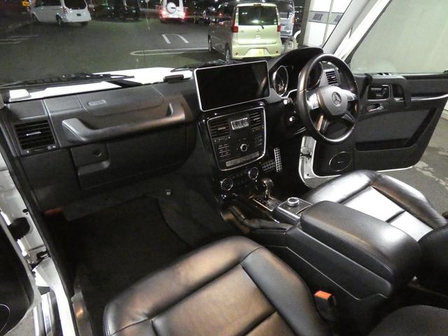 Gクラス G350d 後期最終型 LUX-PKG 黒革 SR ディストロニックプラス harman/kardon 全席シートH カープレイ対応 社外アンドロイドナビ地デジBカメラ 純正18AW 禁煙 正規D車(6枚目)