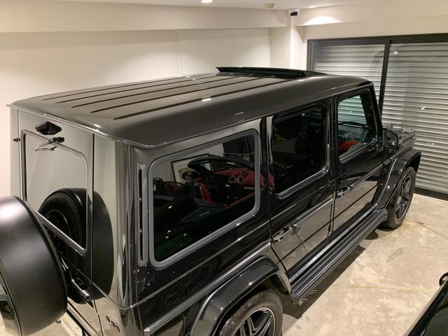 Ｇ６３　ロング　４ＷＤ　最終モデル　ＡｐｐｌｅＣａｒＰｌａｙ／デジーノエクスクルーシブＰＫＧ（ダイヤステッチ赤黒コンビ革）／ＥＤ４６３用ステンレス製アンダーガード／ナイトＰＫＧ＋(34枚目)