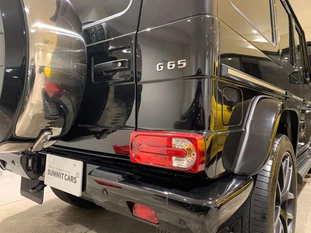 Ｇクラス Ｇ６５　ロング　４ＷＤ　Ｖ１２　６Ｌ　Ｂｉ　Ｔｕｒｂｏ最終受注生産モデル／ＡＭＧ鍛造２１ＡＷ／Ｇ６５専用グリル／ｄｅｓｉｇｎｏエクスクルーシブ黒革＋アルカンタラルーフ／純正８ｉｎｃｈナビＴＶ（8枚目）