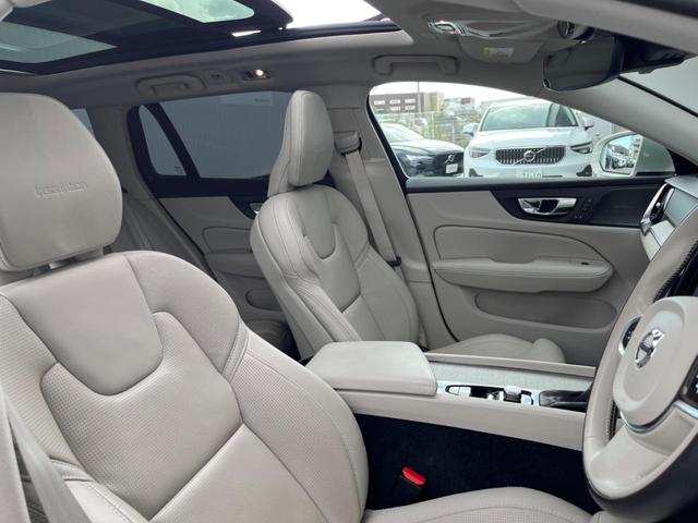 Ｖ６０ Ｔ５　インスクリプション　認定中古車サンルーフ　純正９インチナビ　黒革シート　３６０°ビューカメラ　ｈａｒｍａｎｋａｒｄｏｎ　インテリセーフ　レーダークルーズ　シートヒーター　パワーシート　パワーバックドア　ＬＥＤヘッドライト（13枚目）