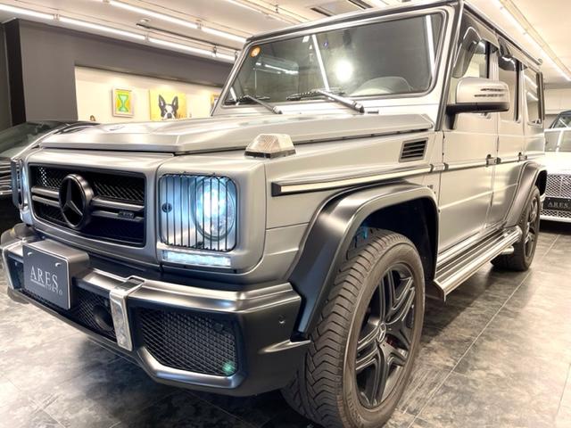 Ｇクラス Ｇ６３　マグノプラチナムマット　９インチワイドディスプレイ　サイドカメラ　ツートンカラー（マットブラック）整備記録簿あり（3枚目）