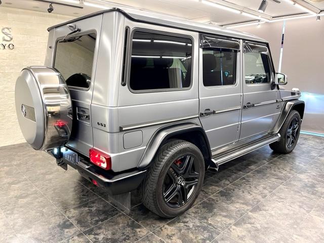 Ｇ６３　マグノプラチナムマット　９インチワイドディスプレイ　サイドカメラ　ツートンカラー（マットブラック）整備記録簿あり(6枚目)