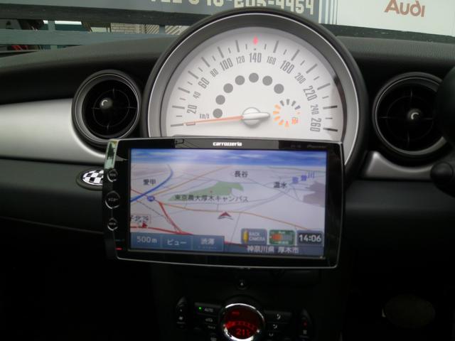 MINI クーパー コンバーチブル 正規ディーラー車 カロッツェリアナビTV バックカメラ ETC 電動オープン リアパーキングセンサー プッシュスタート オートエアコン(10枚目)