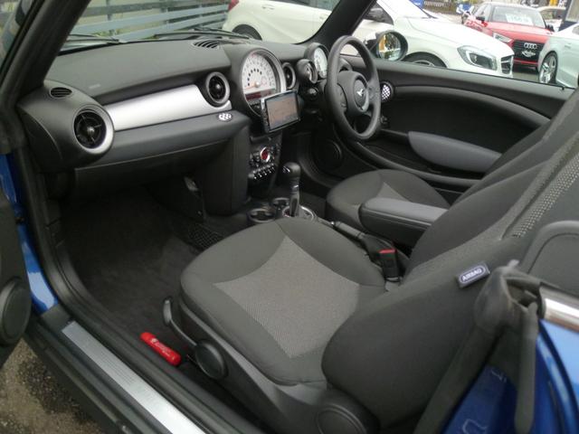 MINI クーパー コンバーチブル 正規ディーラー車 カロッツェリアナビTV バックカメラ ETC 電動オープン リアパーキングセンサー プッシュスタート オートエアコン(15枚目)