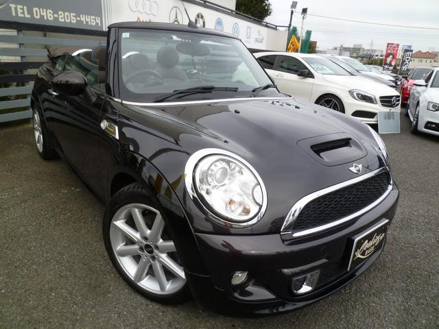 ＭＩＮＩ クーパーＳ　コンバーチブル　ハイゲート　正規ディーラー車　特別限定車　ブラウンレザーシート　カロッツェリアナビ　フルセグＴＶ　バックカメラ　スマートキー　プッシュスタート　電動オープン　リアパーキングセンサー　ＥＴＣ　クルーズＣ（5枚目）