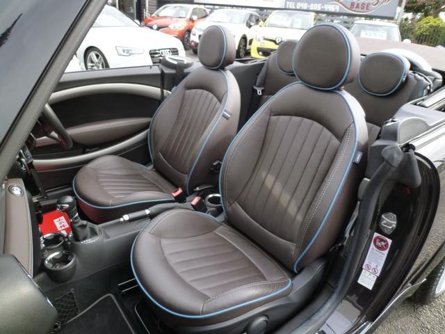 ＭＩＮＩ クーパーＳ　コンバーチブル　ハイゲート　正規ディーラー車　特別限定車　ブラウンレザーシート　カロッツェリアナビ　フルセグＴＶ　バックカメラ　スマートキー　プッシュスタート　電動オープン　リアパーキングセンサー　ＥＴＣ　クルーズＣ（27枚目）