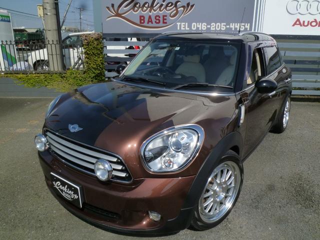 MINI クーパー クロスオーバー 正規ディーラー車 AVIC-CZ912サイバーナビTV デジタルインナーミラー BLITZ車高調 キセノン ETC 革調シートカバー WORK18インチアルミホイール キセノンヘッドライト(5枚目)