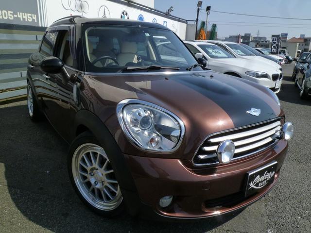 MINI クーパー クロスオーバー 正規ディーラー車 AVIC-CZ912サイバーナビTV デジタルインナーミラー BLITZ車高調 キセノン ETC 革調シートカバー WORK18インチアルミホイール キセノンヘッドライト(6枚目)