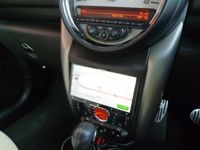 MINI クーパー クロスオーバー 正規ディーラー車 AVIC-CZ912サイバーナビTV デジタルインナーミラー BLITZ車高調 キセノン ETC 革調シートカバー WORK18インチアルミホイール キセノンヘッドライト(10枚目)