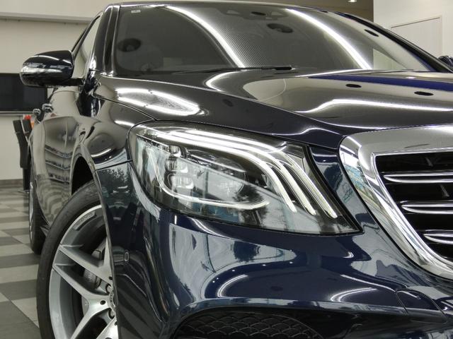 Sクラス S450エクスクルーシブ AMGライン ISG搭載モデル 後期型 右H 正規D車 パノラミックR 黒革 シートヒーター&ベンチレーター HDDナビ地デジBurmesterサウンド 全周カメラ&HUD RSP 純正19AW 禁煙 1オーナー(5枚目)