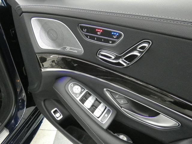 Sクラス S450エクスクルーシブ AMGライン ISG搭載モデル 後期型 右H 正規D車 パノラミックR 黒革 シートヒーター&ベンチレーター HDDナビ地デジBurmesterサウンド 全周カメラ&HUD RSP 純正19AW 禁煙 1オーナー(18枚目)