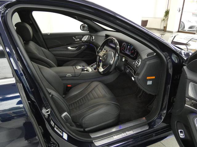Sクラス S450エクスクルーシブ AMGライン ISG搭載モデル 後期型 右H 正規D車 パノラミックR 黒革 シートヒーター&ベンチレーター HDDナビ地デジBurmesterサウンド 全周カメラ&HUD RSP 純正19AW 禁煙 1オーナー(19枚目)