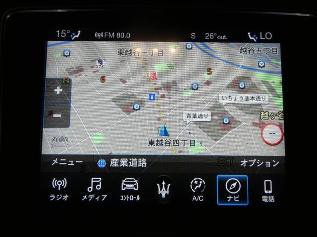 ギブリ グランスポーツ Nerissimo-PKG ガラスSR 黒革 シートヒーター インテリアカーボンP 純正ナビ DアシスタンスPKG ACC&BSA&LKA 電動トランク スカイフック 赤キャリパー 専用21AW(11枚目)