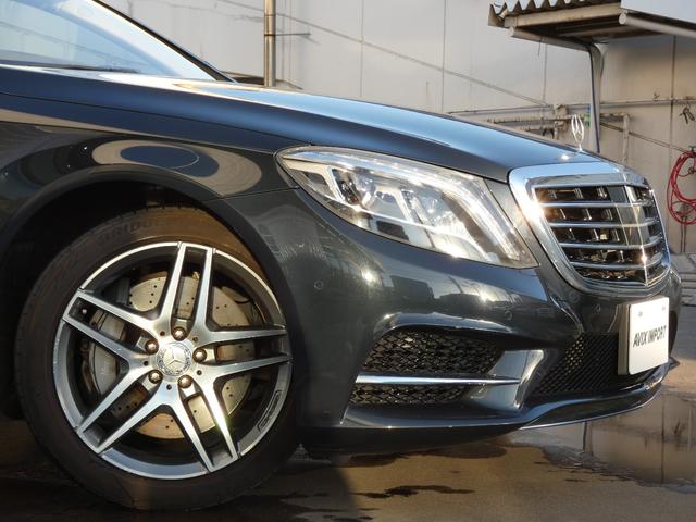 Sクラス S400hエクスクルーシブ AMGライン パノラマSR designoメタライズドアッシュウッド クリスタル/シーシェルグレー革 Sヒーター&ベンチレーター HDDナビ地デジBurmester 全周カメラ&PTS HUD RSP 純正19AW(7枚目)