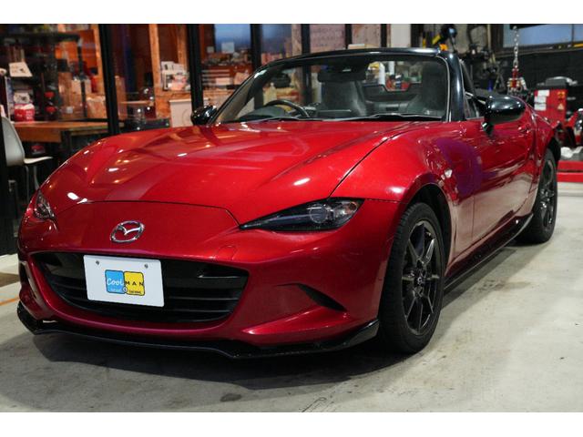 ロードスター Ｓレザーパッケージ　禁煙車／６速ＭＴ／ブラックレザーシート／フロント・サイド・リアスカート／セーフティパッケージ／ＢＯＳＥサウンド／バックカメラ／フルセグ／ブラインドスポットモニター／シートヒーター／ＬＥＤヘッドライト（2枚目）