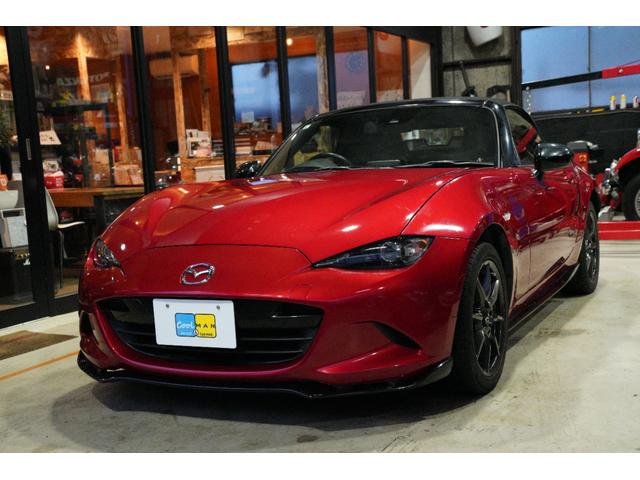 ロードスター Ｓレザーパッケージ　禁煙車／６速ＭＴ／ブラックレザーシート／フロント・サイド・リアスカート／セーフティパッケージ／ＢＯＳＥサウンド／バックカメラ／フルセグ／ブラインドスポットモニター／シートヒーター／ＬＥＤヘッドライト（3枚目）