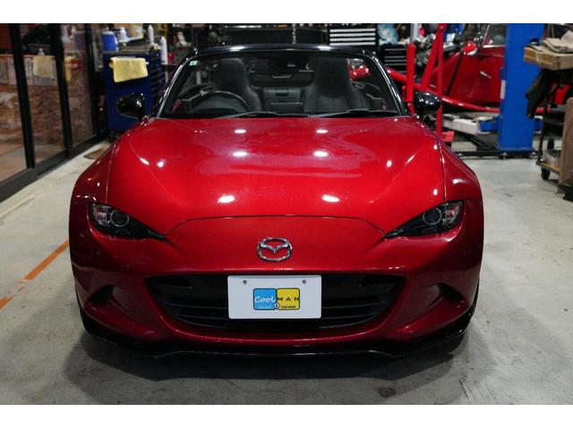 ロードスター Ｓレザーパッケージ　禁煙車／６速ＭＴ／ブラックレザーシート／フロント・サイド・リアスカート／セーフティパッケージ／ＢＯＳＥサウンド／バックカメラ／フルセグ／ブラインドスポットモニター／シートヒーター／ＬＥＤヘッドライト（4枚目）