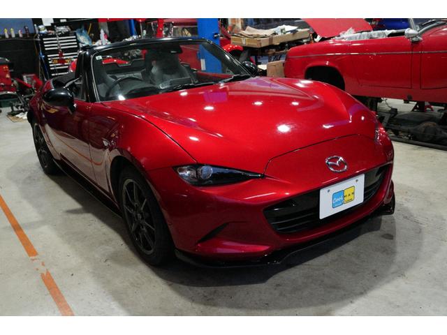 ロードスター Ｓレザーパッケージ　禁煙車／６速ＭＴ／ブラックレザーシート／フロント・サイド・リアスカート／セーフティパッケージ／ＢＯＳＥサウンド／バックカメラ／フルセグ／ブラインドスポットモニター／シートヒーター／ＬＥＤヘッドライト（7枚目）