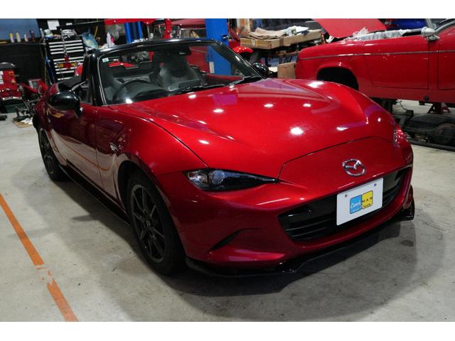 ロードスター Ｓレザーパッケージ　禁煙車／６速ＭＴ／ブラックレザーシート／フロント・サイド・リアスカート／セーフティパッケージ／ＢＯＳＥサウンド／バックカメラ／フルセグ／ブラインドスポットモニター／シートヒーター／ＬＥＤヘッドライト（19枚目）