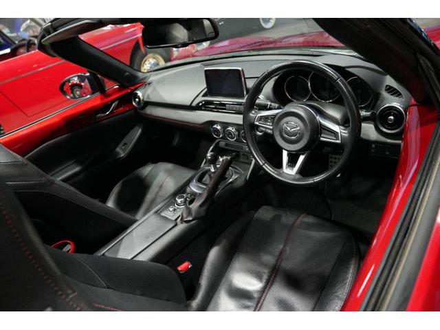 ロードスター Ｓレザーパッケージ　禁煙車／６速ＭＴ／ブラックレザーシート／フロント・サイド・リアスカート／セーフティパッケージ／ＢＯＳＥサウンド／バックカメラ／フルセグ／ブラインドスポットモニター／シートヒーター／ＬＥＤヘッドライト（34枚目）