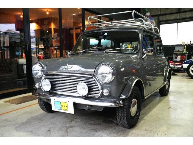 MINI クーパー ヘリテイジコレクション ユーコングレイ 4速MT レザーシート ウッドパネル 12インチAW 2灯フォグライト 社外キーレス ルーフラック(2枚目)