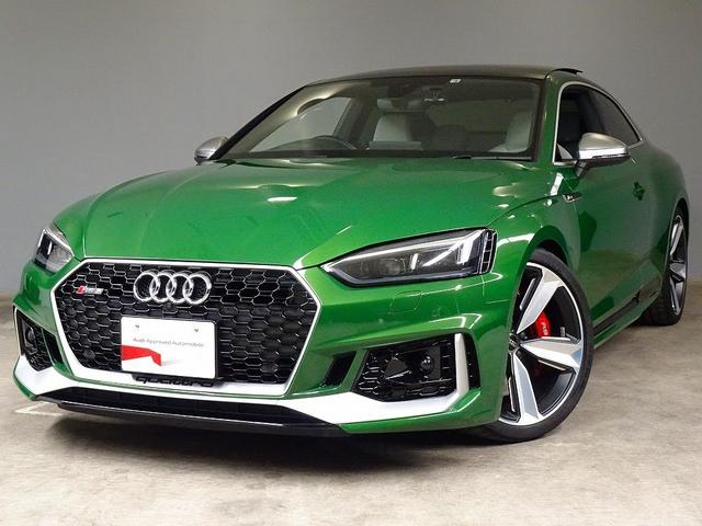アウディ ｒｓ５ ベースグレード サンルーフ 灰革 ｒｓスポーツエクゾースト ｏｐ２０インチａｗの中古車 グーネット中古車