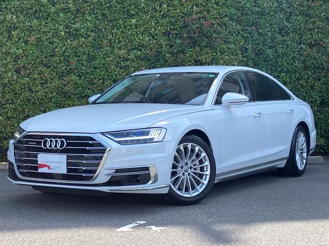 Ａ８(アウディ) ５５ＴＦＳＩクワトロ　ダイナミックオールホイールステアリング　マルチカラーアンビエントライト　ＨＤマ 中古車画像