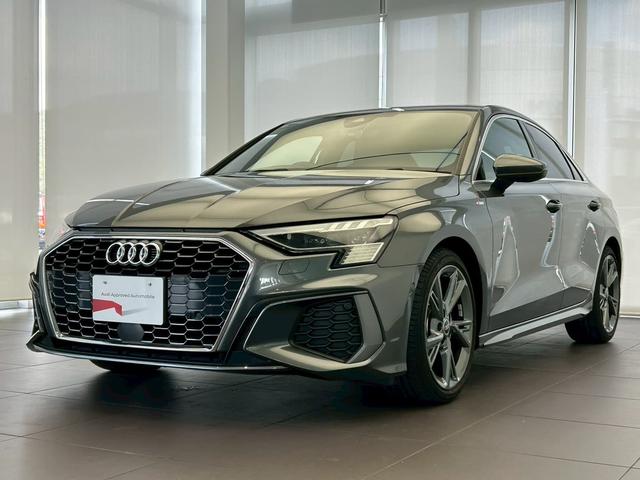 Ａ３セダン(アウディ) ３０ＴＦＳＩ　Ｓライン　認定中古車　パーシャルレザー・コンビニエンスアシスタンス・ナビパッケージ・テクノロジーパッケージ・マトリクスＬＥＤ・電動シート・ナビ・フルセグ・バックカメラ・障害物センサー・禁煙車 中古車画像