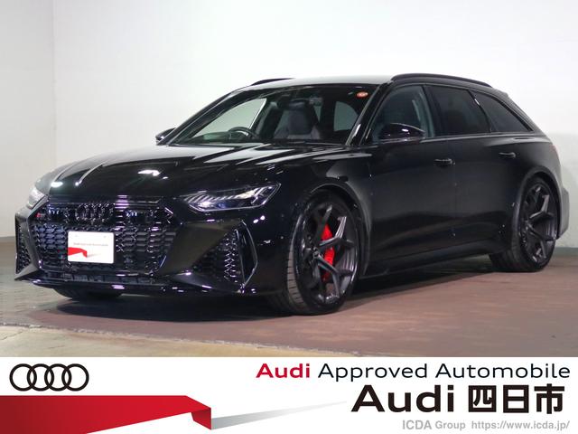 ＲＳ６アバント パフォーマンス(アウディ) ベースグレード　認定中古車・ワンオーナー・ＲＳスポーツエキゾーストシステム・デコラティブパネル　カーボン　ツイル・ブラックスタイリングパッケージ・カラードブレーキキャリパー　レッド・ＲＳ専用シート・シートヒーター 中古車画像