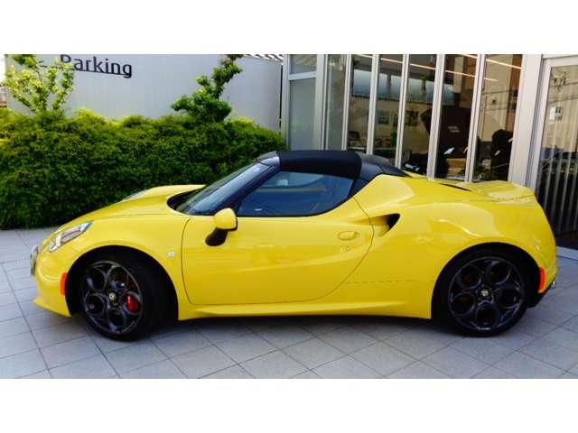 ４Ｃスパイダー 　正規ディーラー車　左ハンドル　１オーナー　タイミングベルト交換済　前後１８　１９ＡＷＦＩＧＨＴＥＸデュアルアジャスタブルダンパー（車高調正式）　バックカメラ　ＧＰＳレーダー　ドライブレコーダー　ＥＴＣ（3枚目）