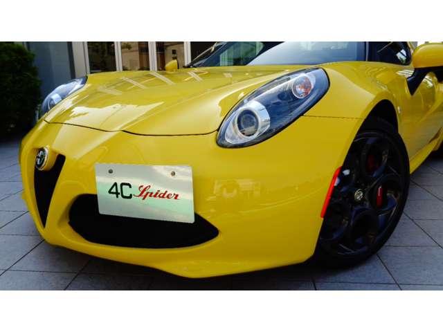 ４Ｃスパイダー 　正規ディーラー車　左ハンドル　１オーナー　タイミングベルト交換済　前後１８　１９ＡＷＦＩＧＨＴＥＸデュアルアジャスタブルダンパー（車高調正式）　バックカメラ　ＧＰＳレーダー　ドライブレコーダー　ＥＴＣ（6枚目）
