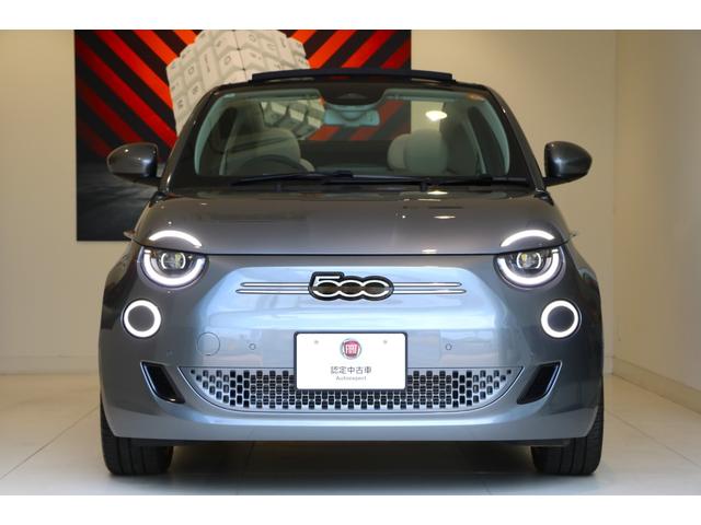 ５００ｅ オープン　当社デモカー　新車保証継承　純正ＥＴＣ２．０（5枚目）