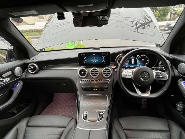 ＧＬＣ ＧＬＣ２２０ｄ　４マチック　ＡＭＧライン　４ＷＤ　ドライブレコーダー　ＥＴＣ　全周囲カメラ　クリアランスソナー　クルーズコントロール　パワーシート　衝突被害軽減システム　サンルーフ　ナビ　オートライト　ＬＥＤヘッドランプ　アルミホイール（2枚目）