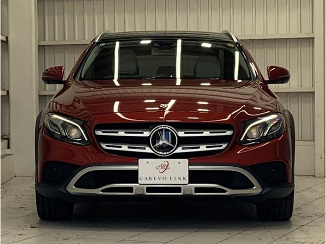 Eクラスオールテレイン E220d 4マチック オールテレイン フルレザー サンルーフ 4WD 純正ナビゲーション アダクティブクルーズコントロール 19インチ純正アルミホイール 本革マキアートベージュ ドラレコ ETC(3枚目)