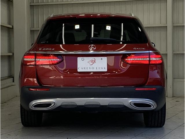 Eクラスオールテレイン E220d 4マチック オールテレイン フルレザー サンルーフ 4WD 純正ナビゲーション アダクティブクルーズコントロール 19インチ純正アルミホイール 本革マキアートベージュ ドラレコ ETC(6枚目)