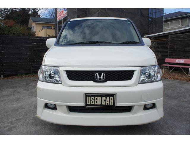 ステップワゴン Ｄ　４ＷＤ　片側電動スライドドア　エアロ　３列シート　キーレス　記録簿　純正アルミ（6枚目）