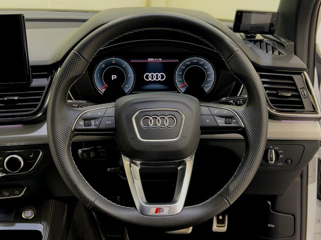 Ｑ５ ４０ＴＤＩクワトロ　Ｓライン　プライバシーガラス／純正ＴＶ／Ｓライン＋パッケージ（アーティフィシャルインテリアレザー／シートヒーター前後／アコースティックガラス前サイド）／スポーツシートダイナミカレザー／ブラックグラスパネル（47枚目）