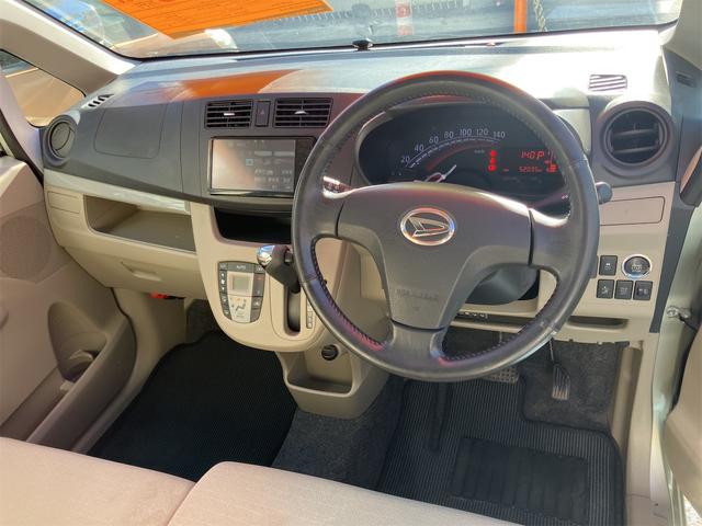 ムーヴ Ｘ　ＳＡ　スマートキー　プッシュスタート　ＨＤＤナビ　フルセグ　ＥＴＣ　オートエアコン　エコアイドル　衝突被害軽減ブレーキ　１４インチアルミホイール（12枚目）