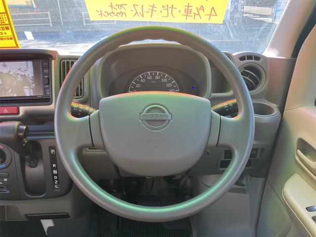ＮＶ１００クリッパーバン 　４速オートマ　フルセグナビ　Ｂｌｕｅｔｏｏｔｈ　キーレスキー　フロントパワーウィンドウ　エアコン　パワステ　両側パワースライドドア（12枚目）