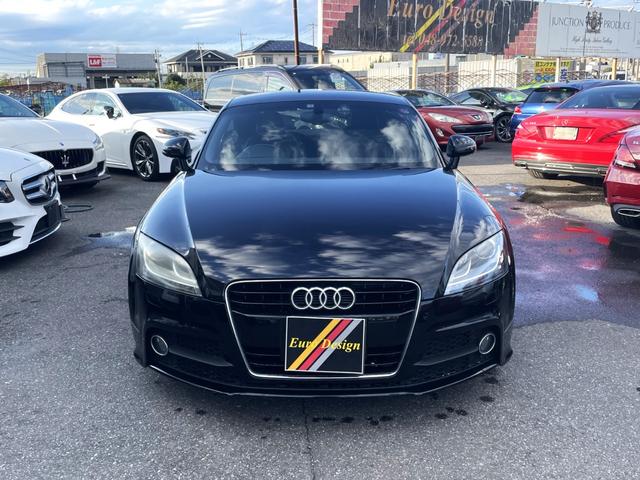 TTクーペ 1.8TFSI Sラインパッケージ 専用ハーフレザーシート 専用18AW 専用エアロ 純正ナビ・TV ETC(2枚目)