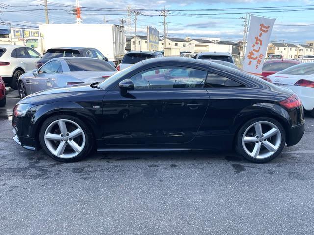 TTクーペ 1.8TFSI Sラインパッケージ 専用ハーフレザーシート 専用18AW 専用エアロ 純正ナビ・TV ETC(5枚目)